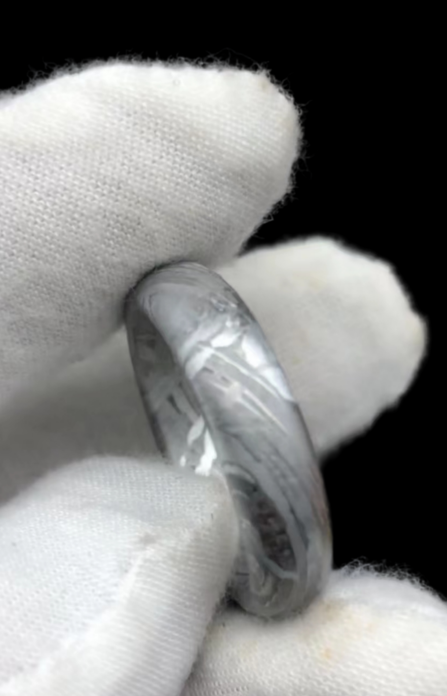 Meteorite Ring Muonionalusta Iron Meteorite (All sizes can be customized)