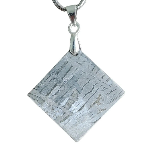 Muonionalusta Iron Meteorite Pendant Meteorite Specimen Natural Iron Meteorite Material Pendant Collection - CD141