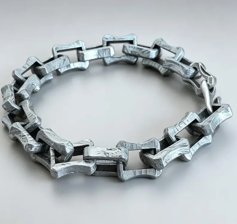 New Muonionalusta Iron Meteorite Bracelet - Meteorite Jewelry