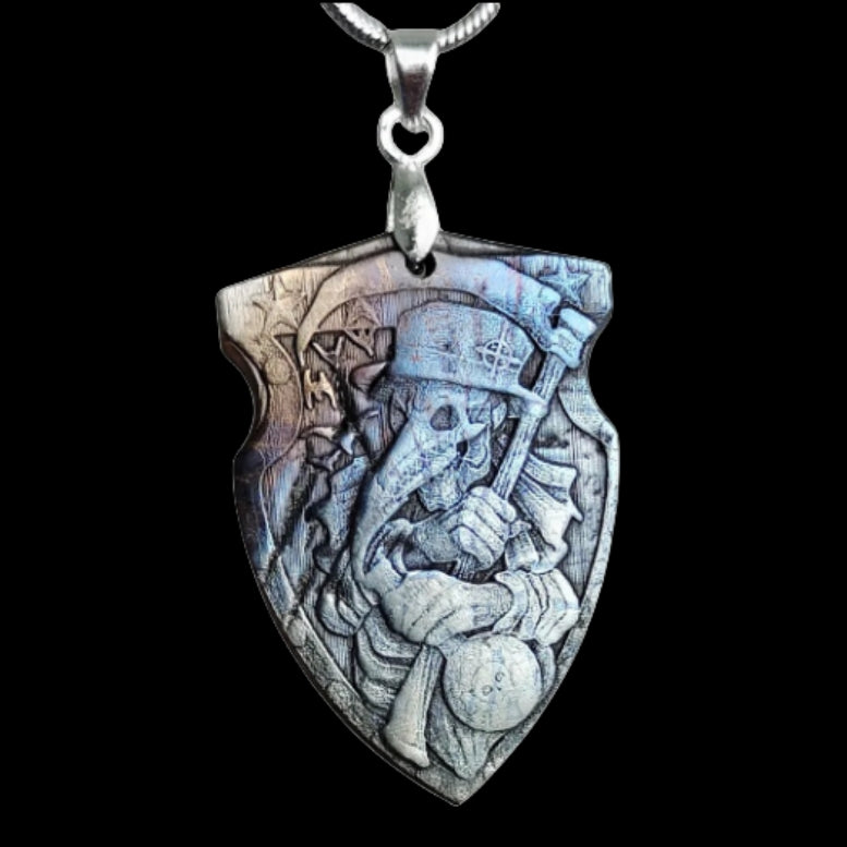 Muonionalusta Iron Meteorite Pendant Iron Meteorite Specimen Amulet Collection - QD189