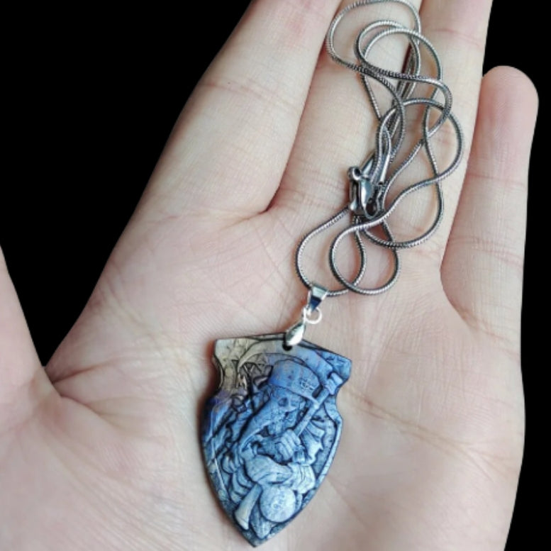 Muonionalusta Iron Meteorite Pendant Iron Meteorite Specimen Amulet Collection - QD189