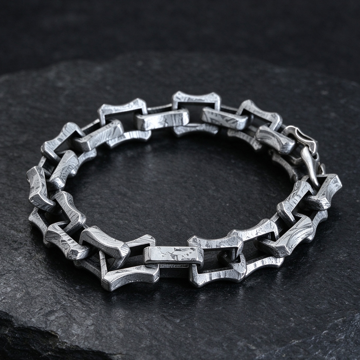 New Muonionalusta Iron Meteorite Bracelet - Meteorite Jewelry