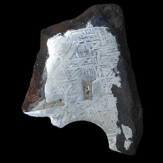 78.1G Muonionalusta Meteorite Specimen Iron Meteorite Slices Natural Meteorite Material Specimen Collection - QC63