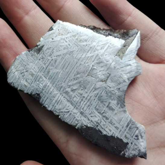 78.1G Muonionalusta Meteorite Specimen Iron Meteorite Slices Natural Meteorite Material Specimen Collection - QC63