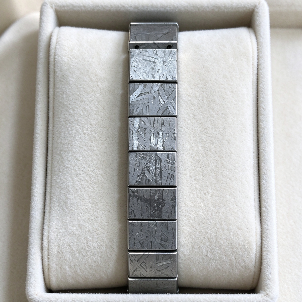 Muonionalusta Iron Meteorite Bracelet: Natural Jewelry Gift