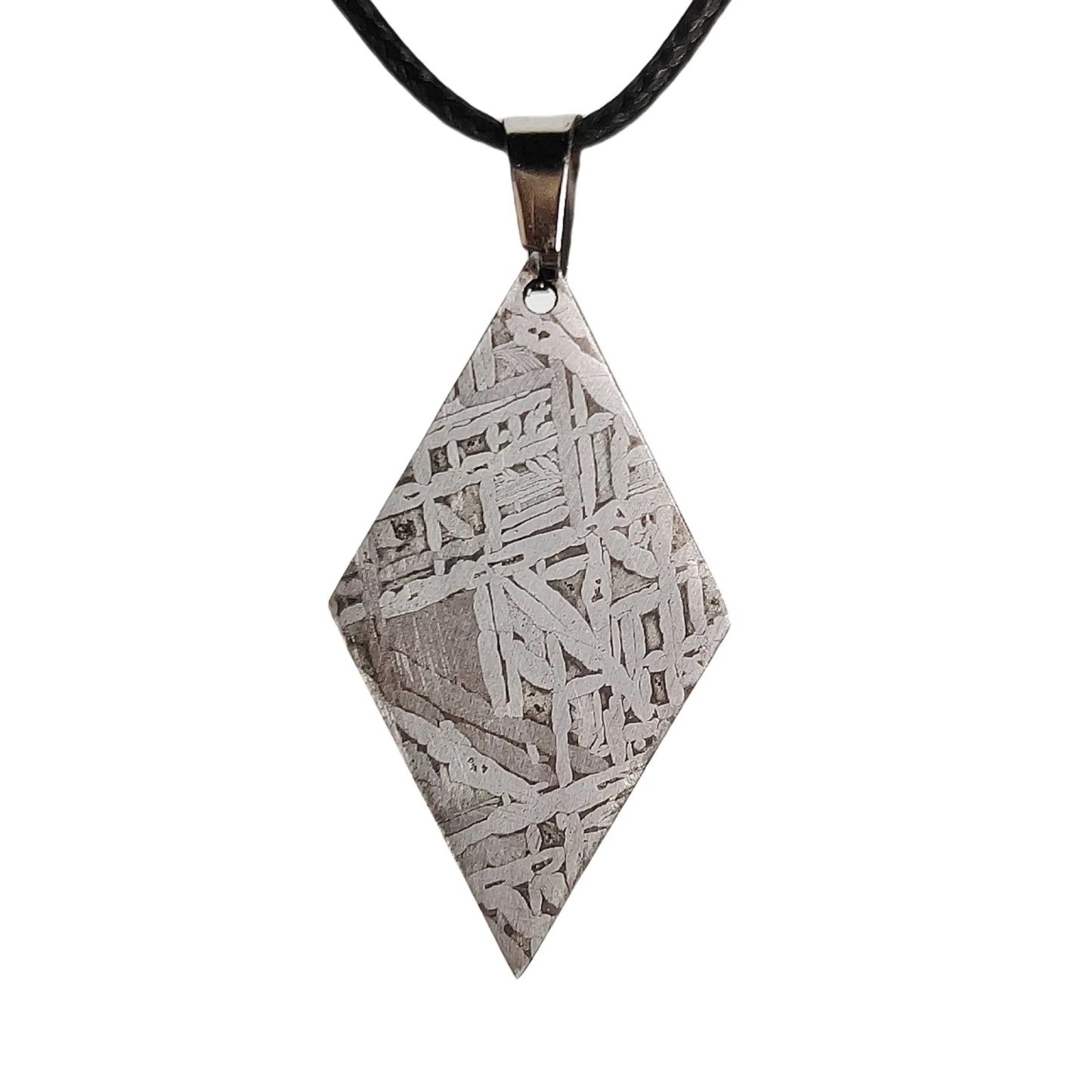 12.3g Muonionalusta meteorite pendant Natural iron meteorite pendant Meteorite slice Collection -LK101
