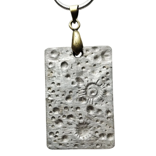 Muonionalusta Iron Meteorite Necklace Natural Meteorite Material Specimen Meteorite Pendant Collection QD82
