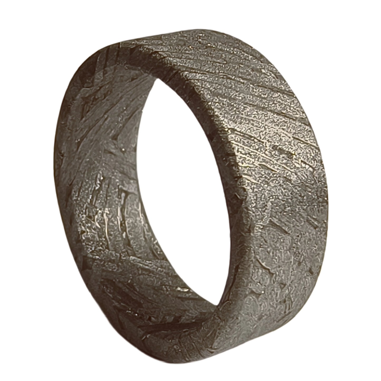 Muonionalusta meteorite Lovers ring Natural iron meteorite pendant MeteoriteHandmade wedding ring Meteorite Ring-I