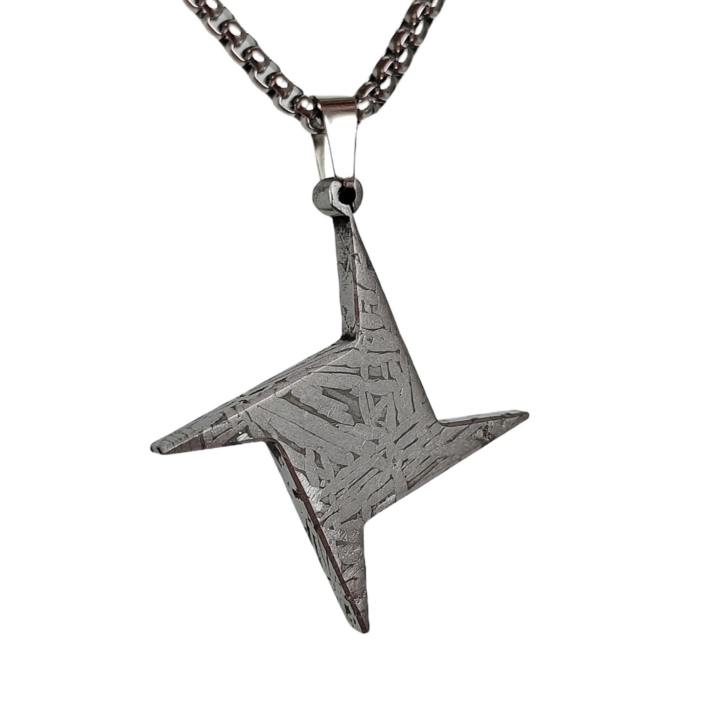 9.5g Muonionalusta meteorite pendant Natural iron meteorite pendant Meteorite slice Collection -LK088