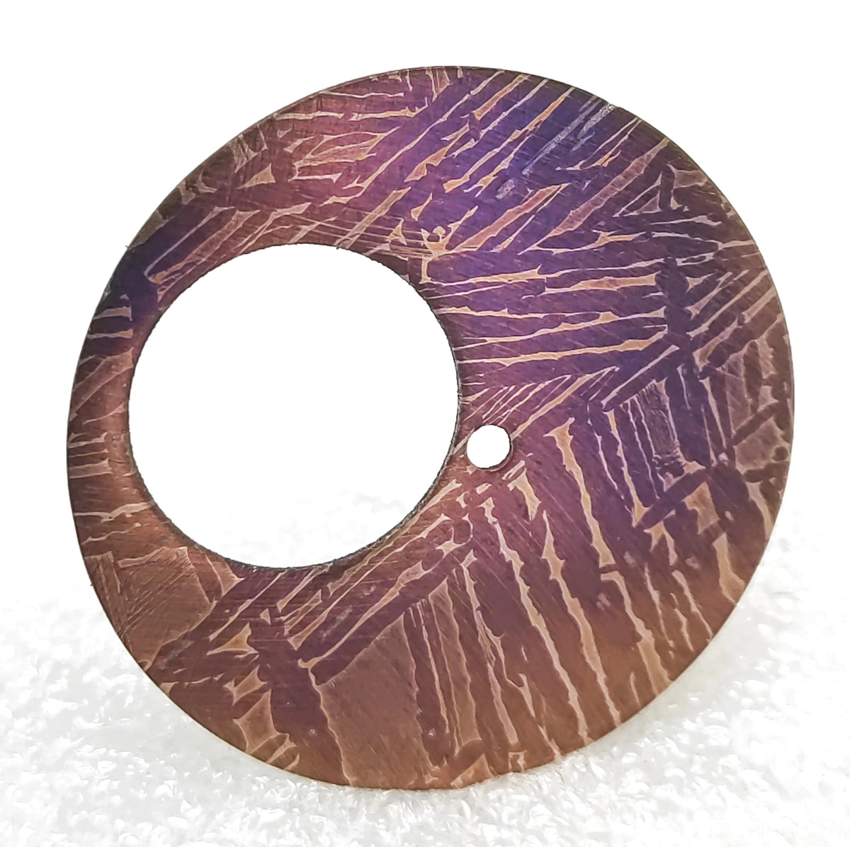 Meteorite dial — Etched Iron Meteorite