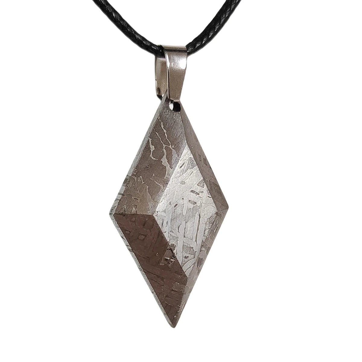 12.3g Muonionalusta meteorite pendant Natural iron meteorite pendant Meteorite slice Collection -LK101