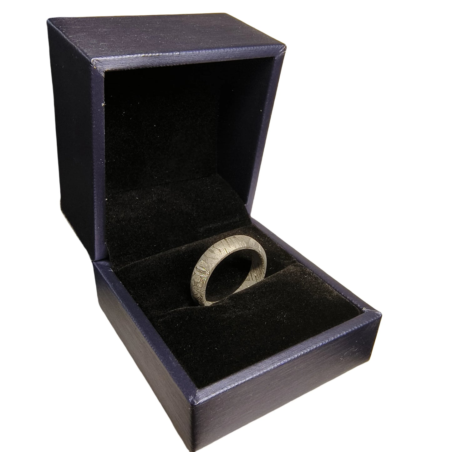 Muonionalusta meteorite Ring Natural iron meteorite pendant MeteoriteHandmade jewelry Silver Ring-E