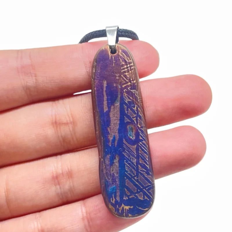 22.2g Muonionalusta Meteorite Pendant Natural Iron Meteorite Pendant Meteorite Slice Collection -LK365
