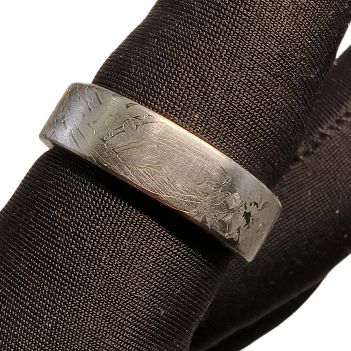 Muonionalusta meteorite Ring Natural iron meteorite pendant MeteoriteHandmade jewelry Meteorite  Ring-A