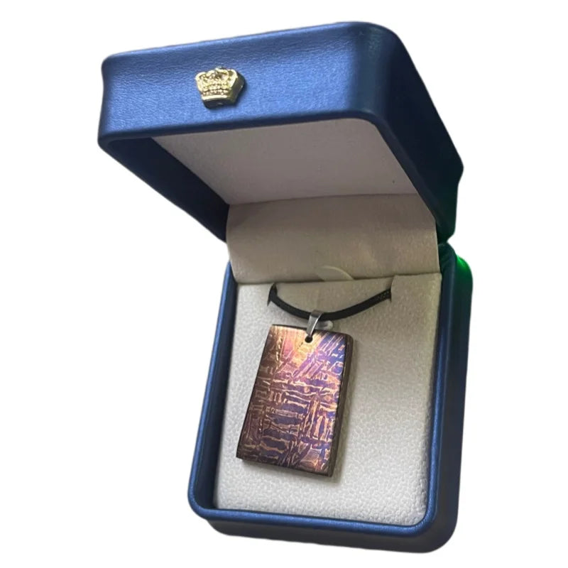 32.2g Muonionalusta meteorite pendant Natural iron meteorite pendant Meteorite slice Collection -LK266