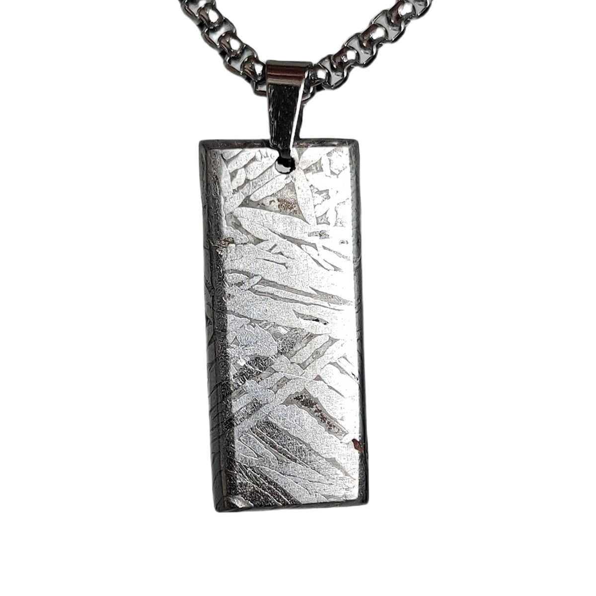 11.4g Muonionalusta meteorite pendant Natural iron meteorite pendant Meteorite slice Collection -LK091
