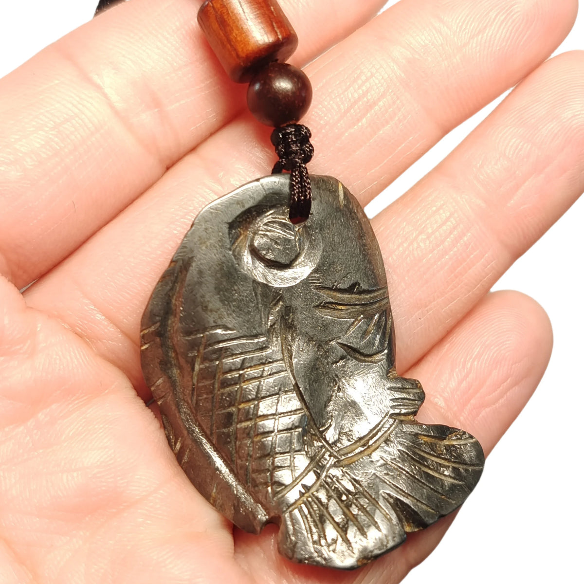 25.9g Muonionalusta meteorite pendant Natural iron meteorite pendant Meteorite slice Collection -LK168