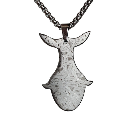 15.4g Muonionalusta meteorite pendant Natural iron meteorite pendant Meteorite slice Collection -LK084