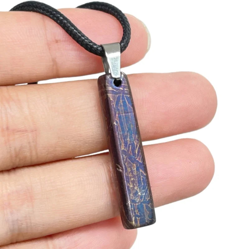Authentic Muonionalusta Iron Meteorite Necklace Fine Meteorite Collection Piece LK432