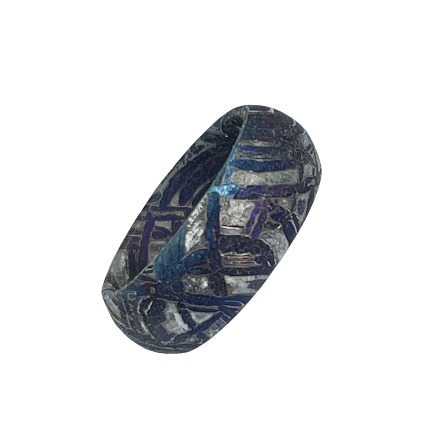 Muonionalusta meteorite Ring Natural iron meteorite pendant MeteoriteHandmade jewelry Meteorite Ring-B