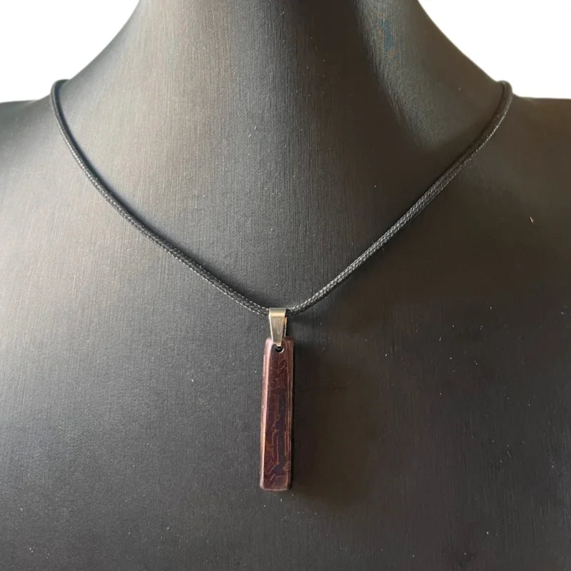 Authentic Muonionalusta Iron Meteorite Necklace Fine Meteorite Collection Piece LK432