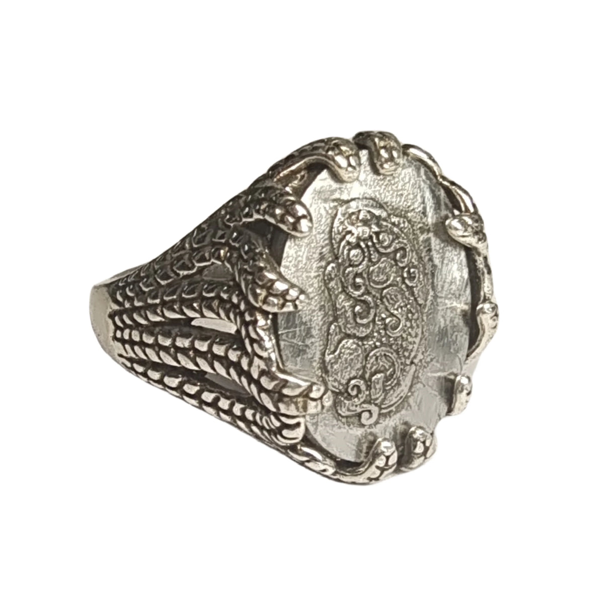 7.2g Muonionalusta meteorite S925 Silver Ring Natural iron meteorite pendant MeteoriteHandmade jewelry Silver Ring --K27