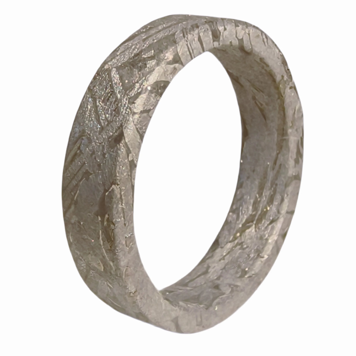 Muonionalusta meteorite Ring Natural iron meteorite pendant MeteoriteHandmade jewelry Meteorite  Ring-D