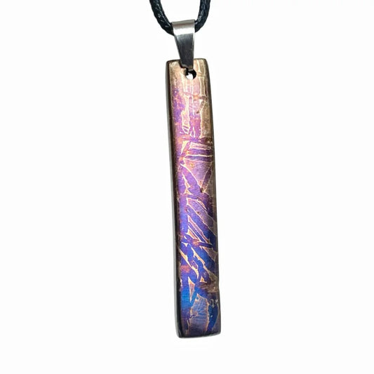 8.4g Muonionalusta meteorite pendant Natural iron meteorite pendant Meteorite slice Collection -LK272