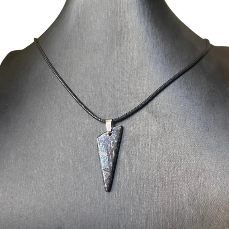 8.2g Muonionalusta meteorite pendant Natural iron meteorite pendant Meteorite slice Collection -LK261