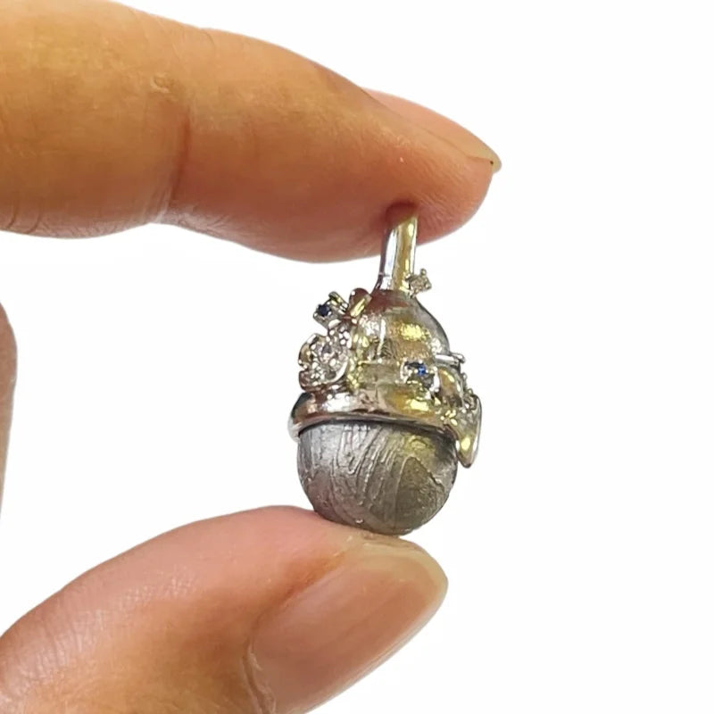 6.5g Meteorite Pendant Natural Iron Meteorite Pendant Supports Customized Collectibles - LK309
