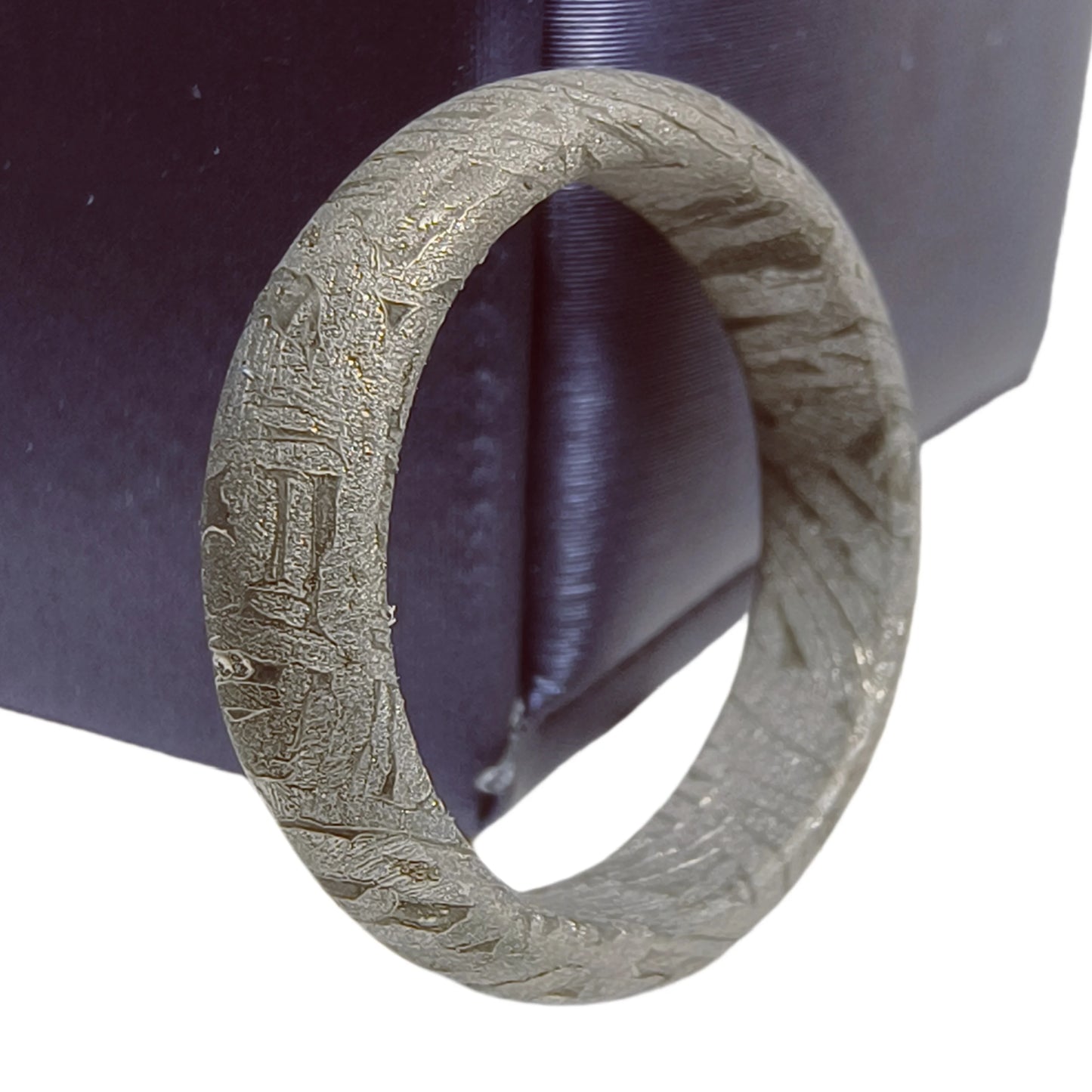 Muonionalusta meteorite Ring Natural iron meteorite pendant MeteoriteHandmade jewelry Silver Ring-E