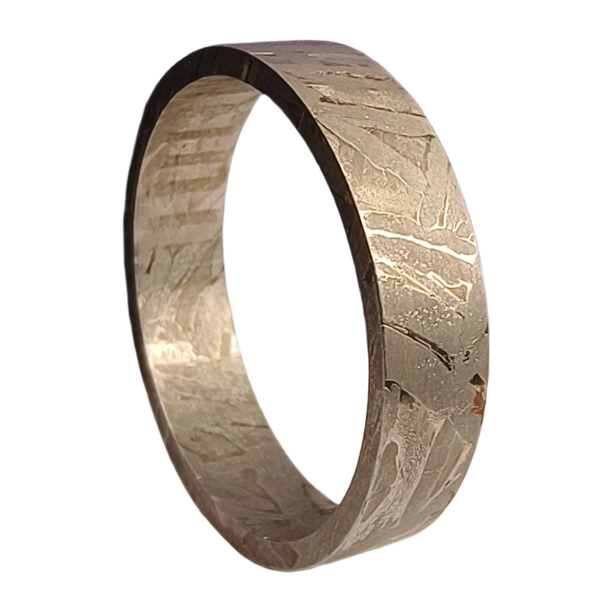Muonionalusta Meteorite Ring Natural Iron Meteorite Pendant Handmade Carving Craft Jewelry Meteorite Ring-P