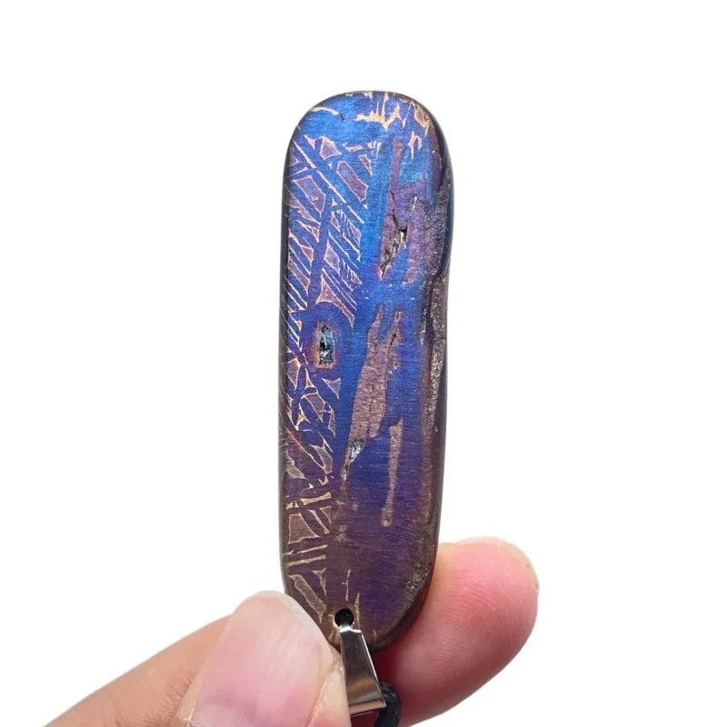 22.2g Muonionalusta Meteorite Pendant Natural Iron Meteorite Pendant Meteorite Slice Collection -LK365
