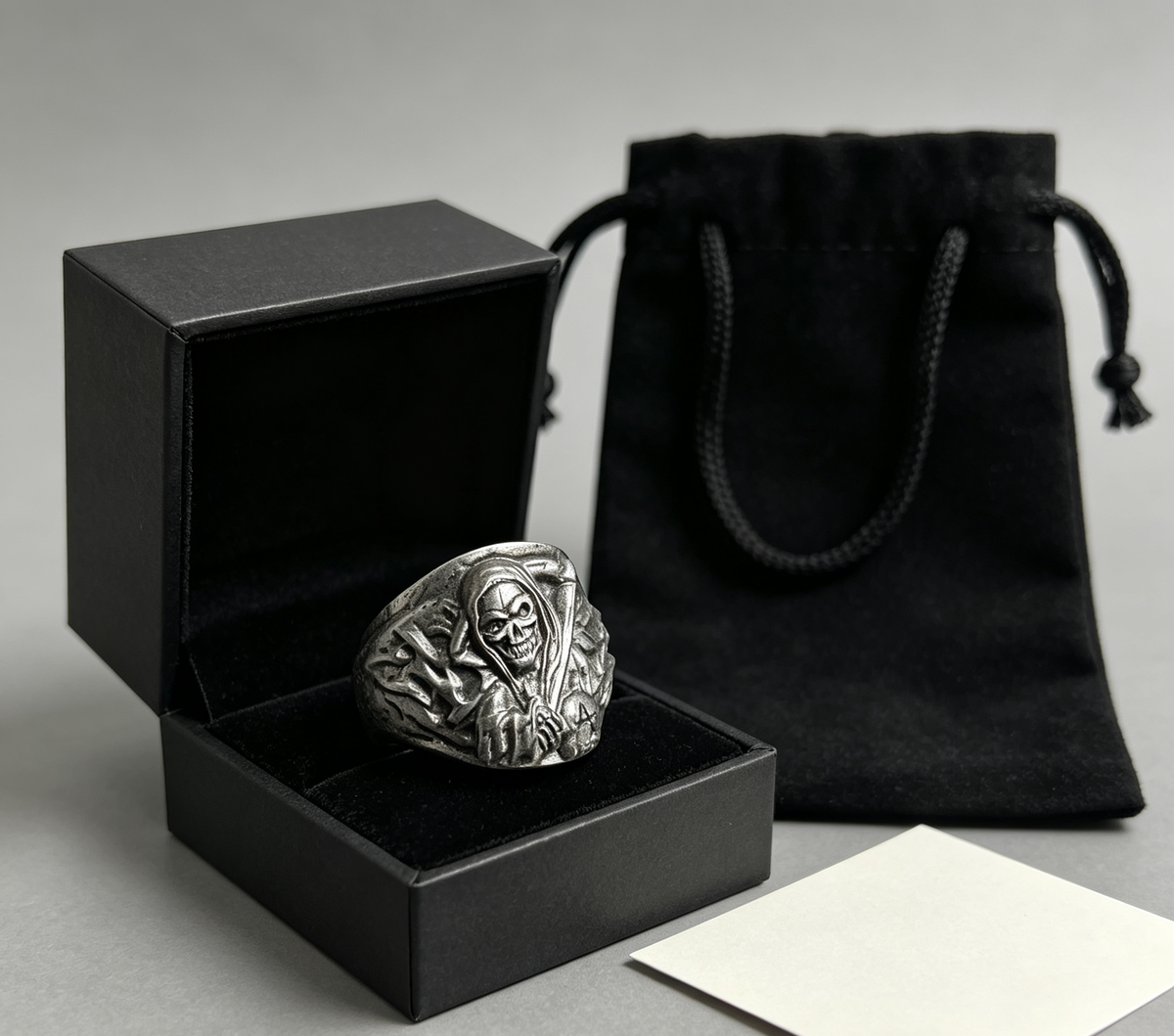 Muonionalusta Iron Meteorite Ring - 17x4mm | Ring-L